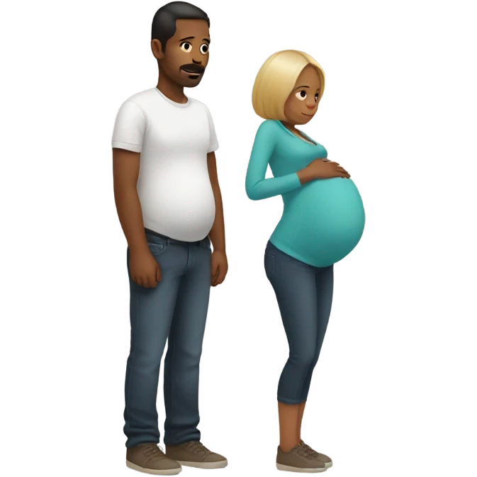 Pregnant man  emoji