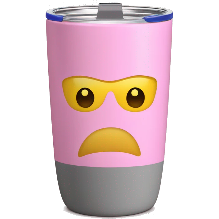 STANLEY tumbler pink  emoji