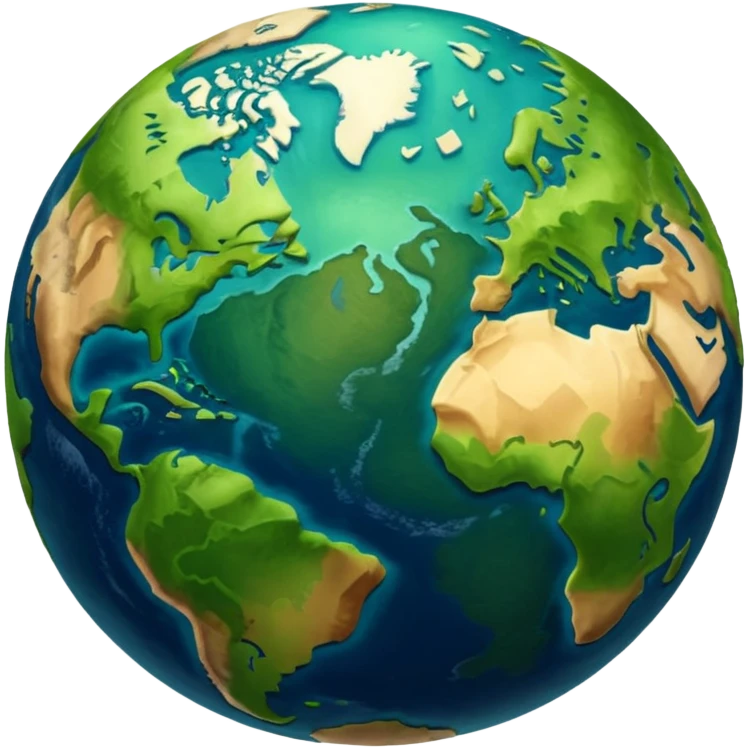 planet earth north america emoji