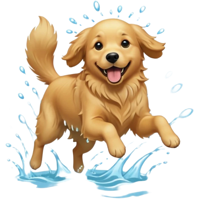 dog dock diving emoji