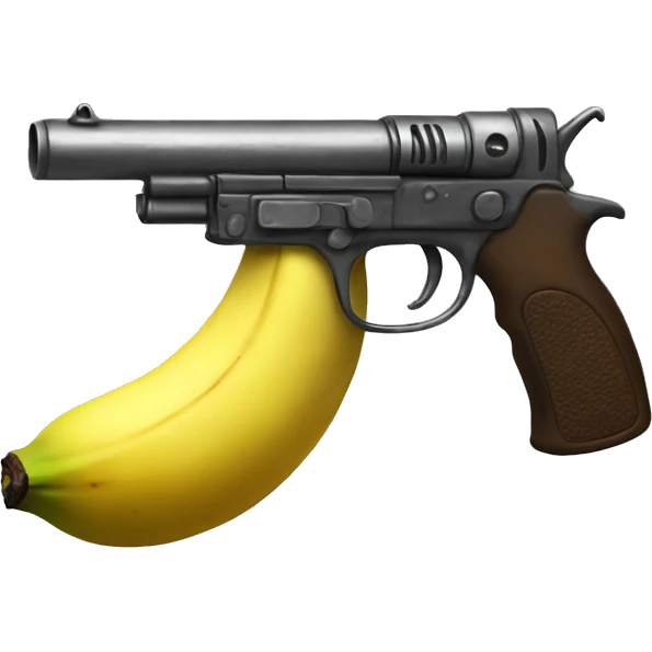 Banana gun emoji