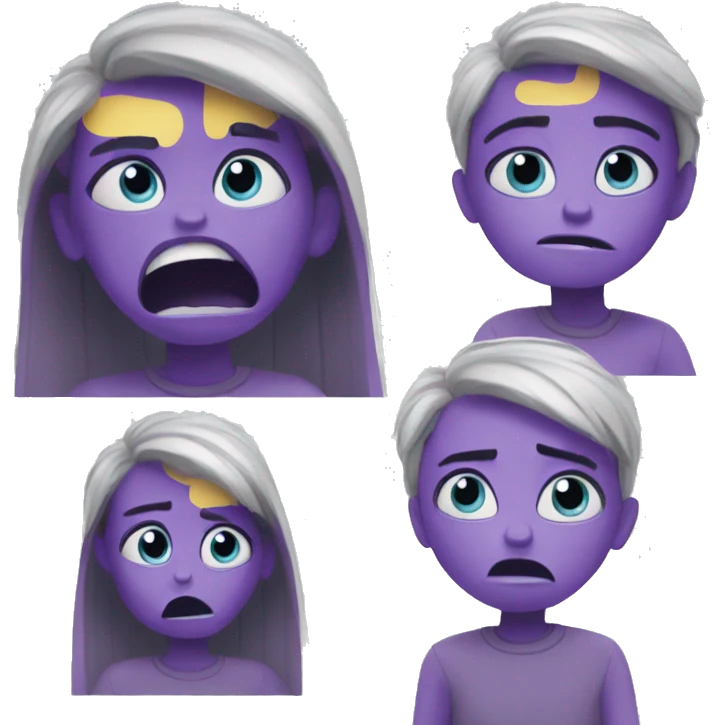 Anxiety from Inside Out 2 emoji