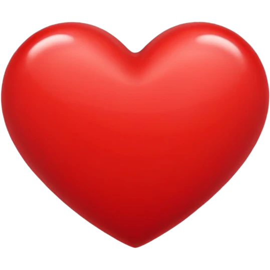 red heart emoji