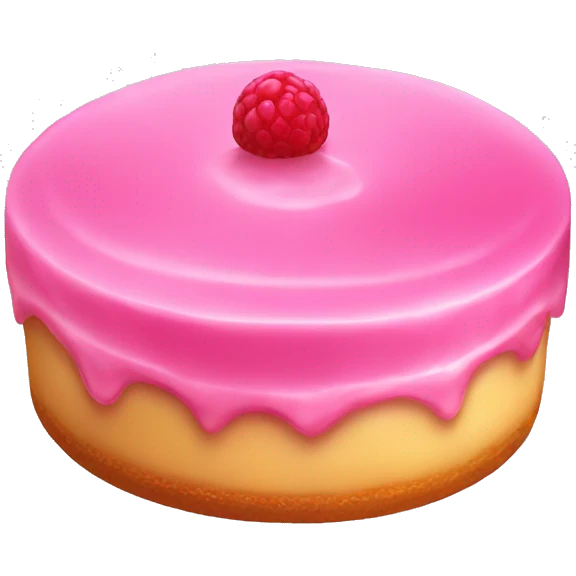 Pink flan emoji