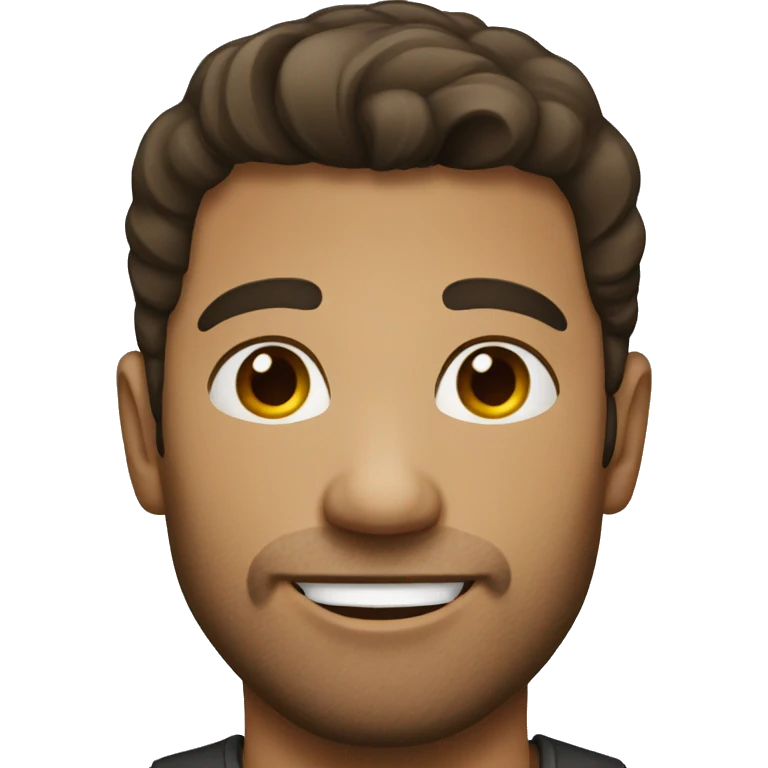 Brunette man  emoji