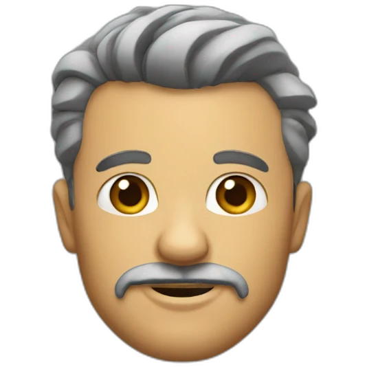 A brista with a goatee emoji