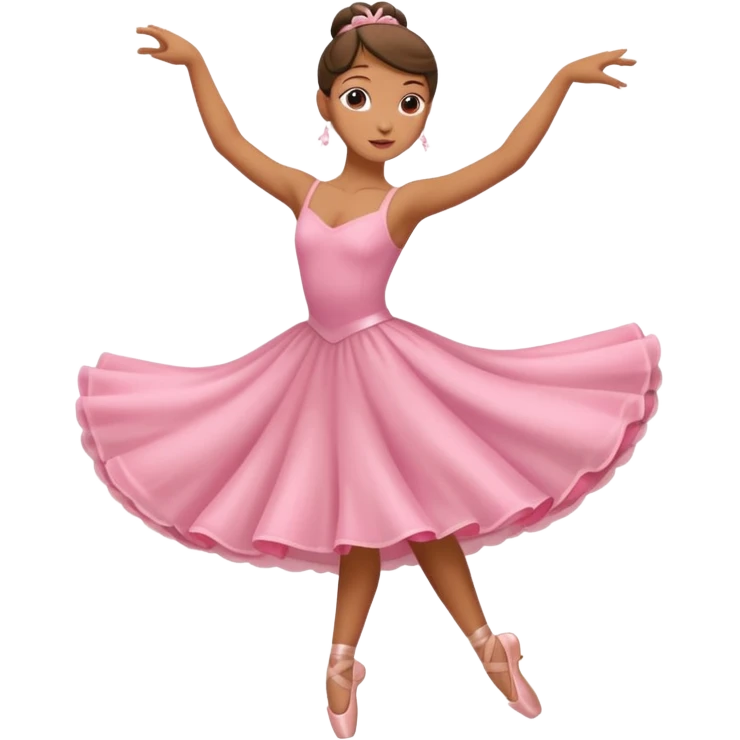 Bailarina rosada pero no de valet sino de bailes emoji