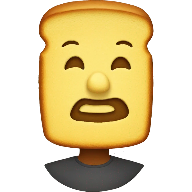 cornbread with a face emoji