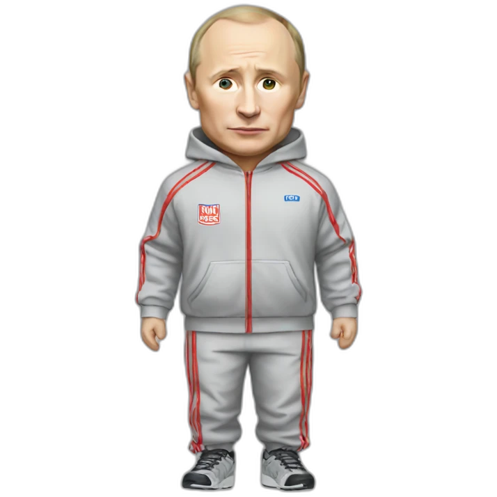 Miniature putin in a tracksuit emoji