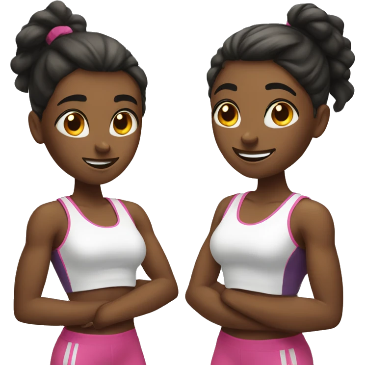 Two gym girls emoji