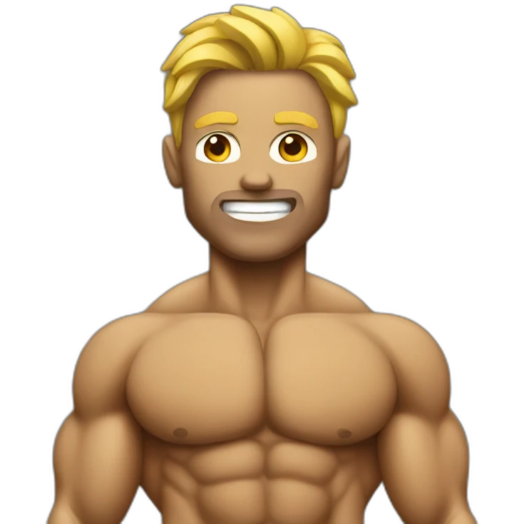 bodybuilder placeholder emoji