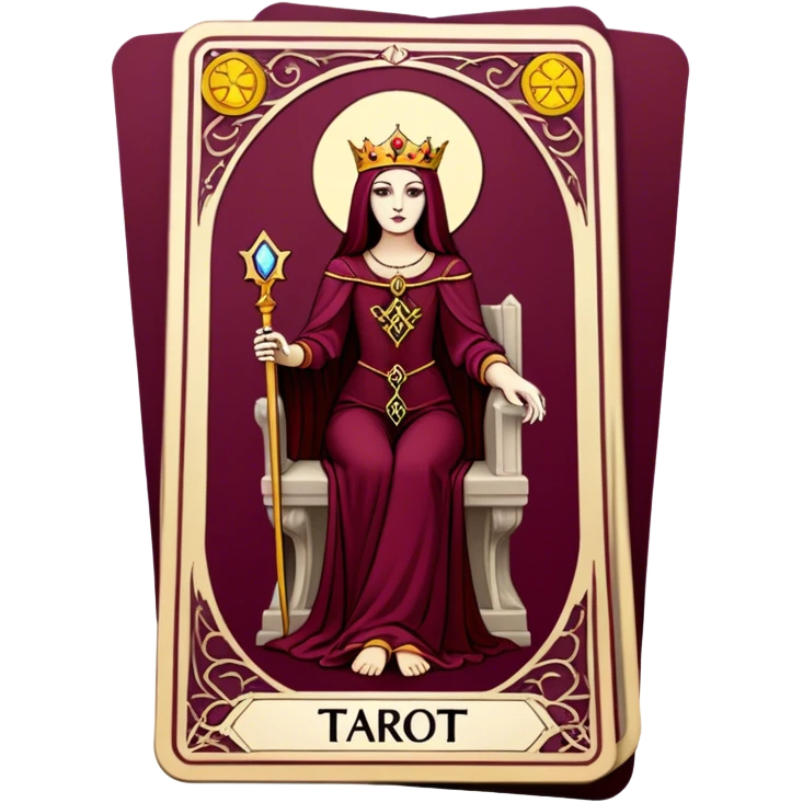  tarot Burgundy emoji