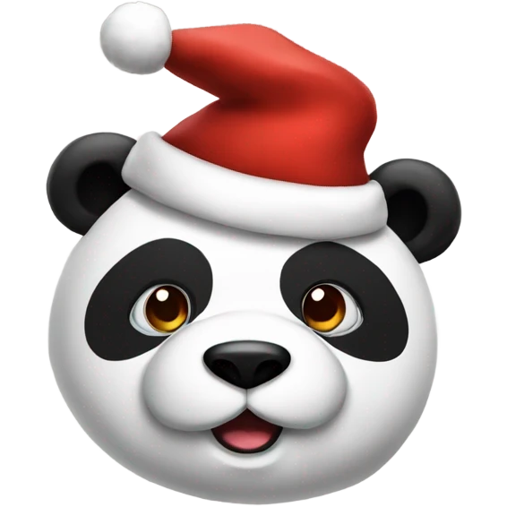Panda Santa emoji
