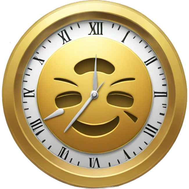 Money Coin clock emoji