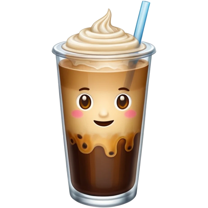 Iced coffee emoji