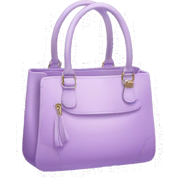 Light Purple handbag emoji