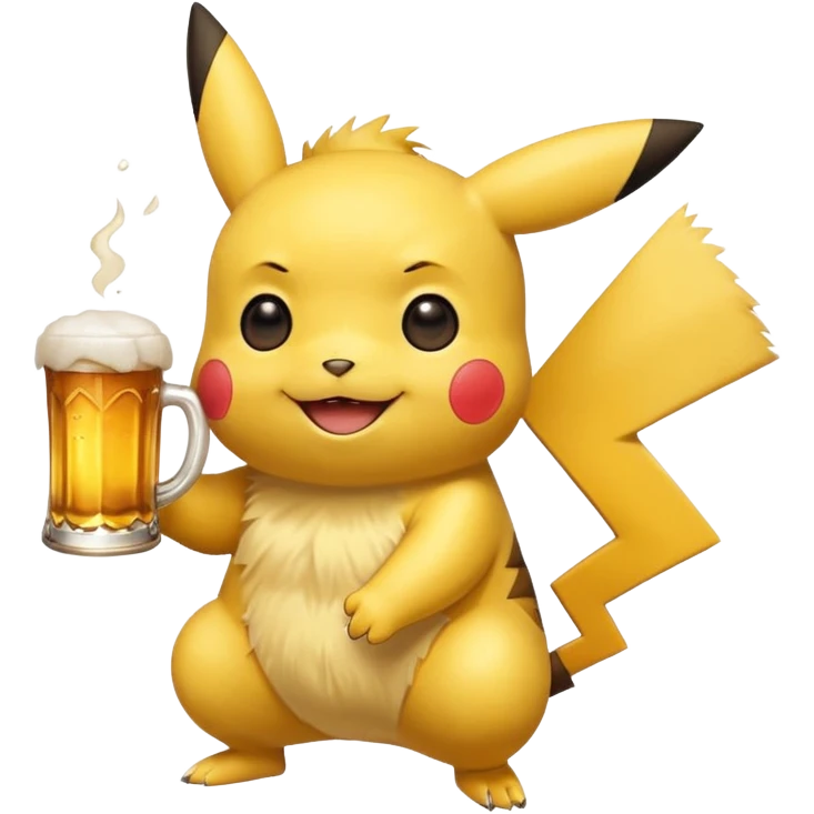 Pikachue bier emoji