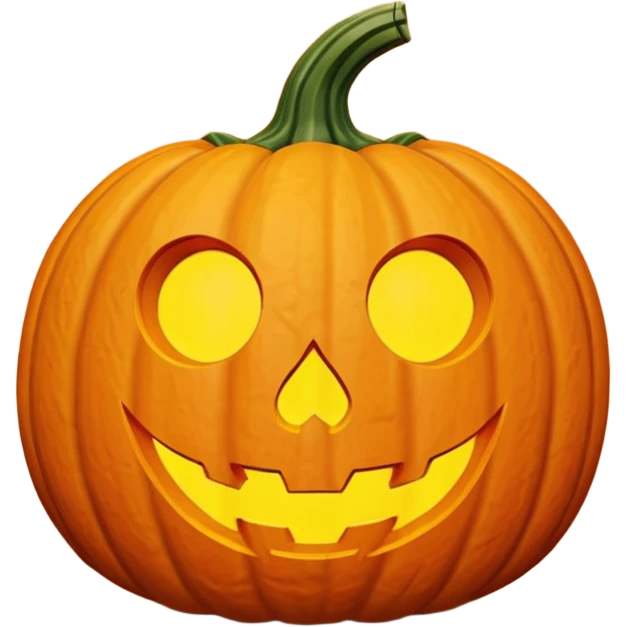 spooky pompkin 3d emoji