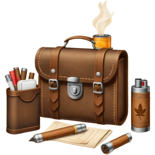 hipster tobacco kit emoji