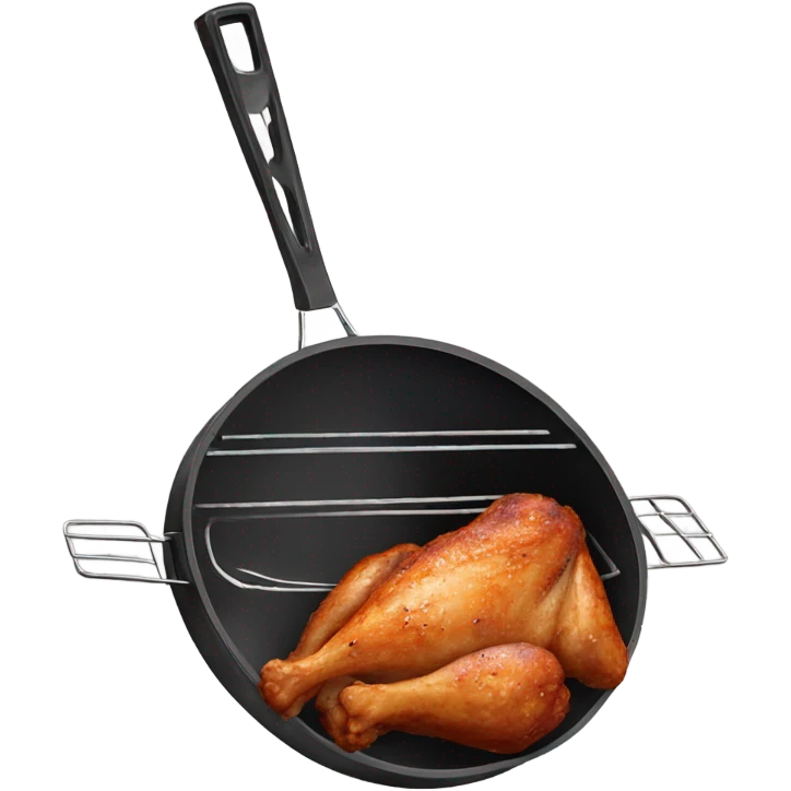 Barbecue chicken emoji