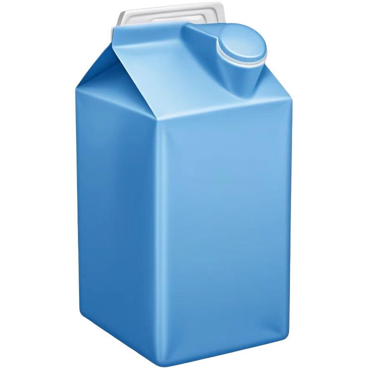 blue milk carton emoji