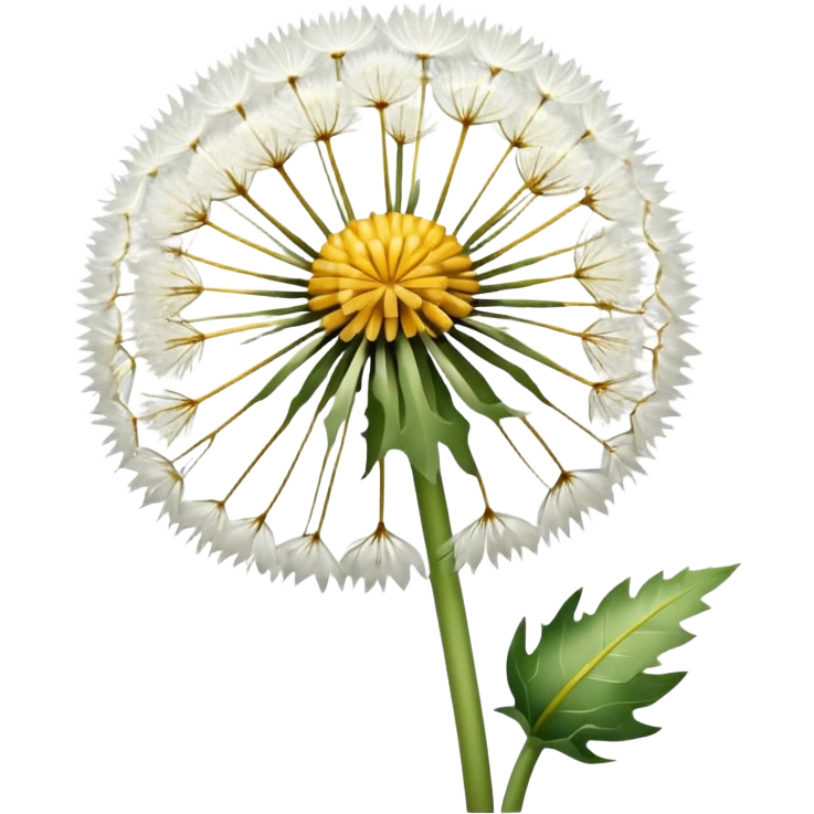 Dandelion flower emoji in white colour looks aesthetic edit better different styles emoji