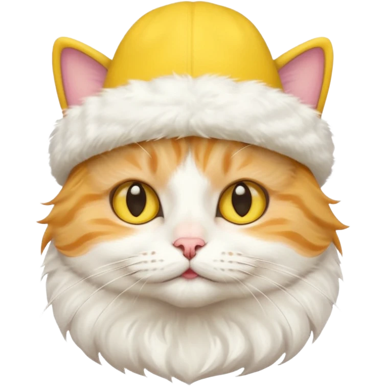 cat with yellow hat emoji