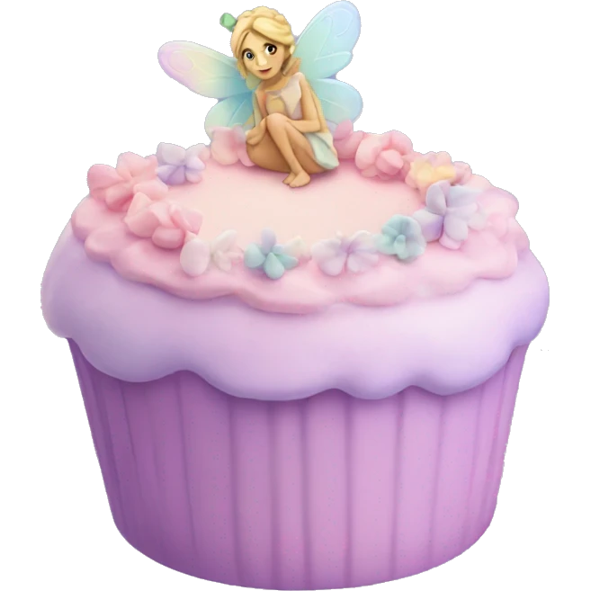 Fairy pastel cake emoji