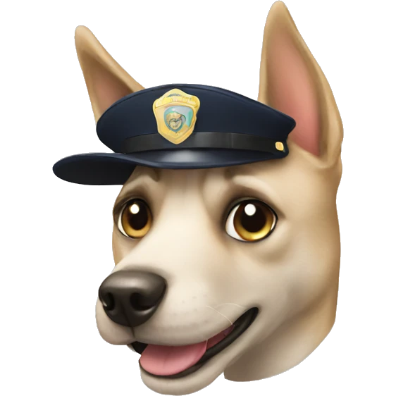 Dog police emoji