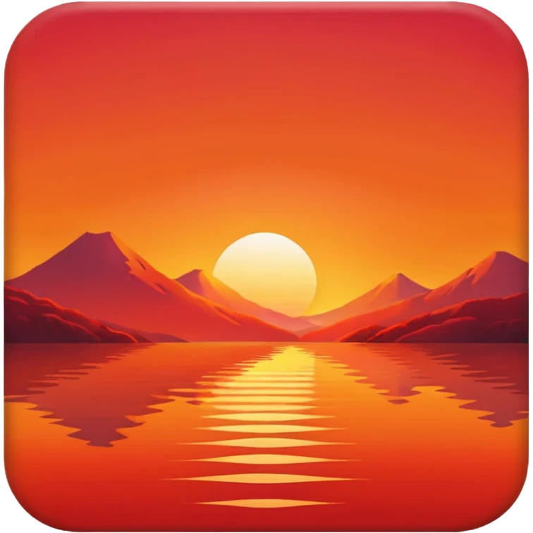 sunset emoji