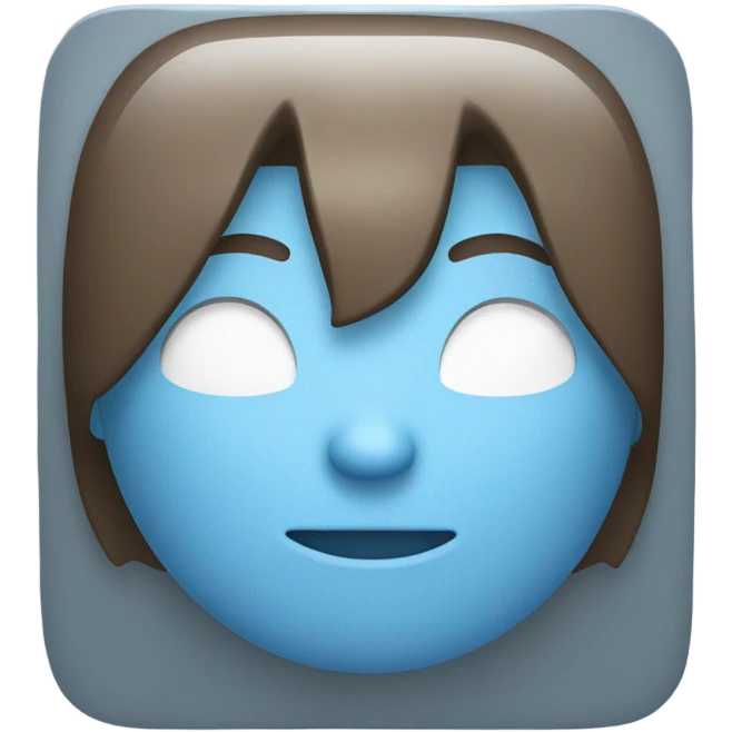 I want an emoji that has a square with rounded corners, the color has to be the light blue predetermined in discord, and in the middle it says 1v1 emoji
