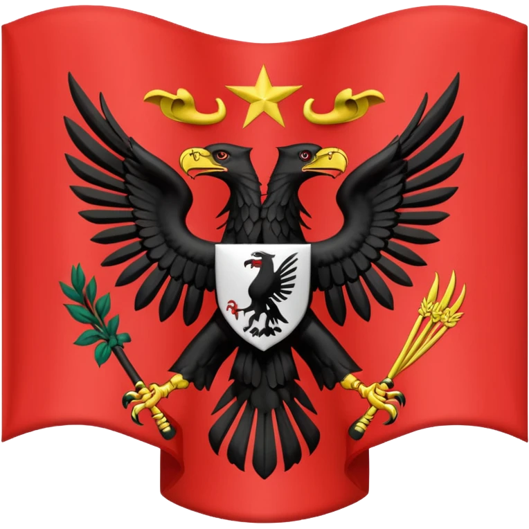 Flag emoji of 1992 dardania flag emoji