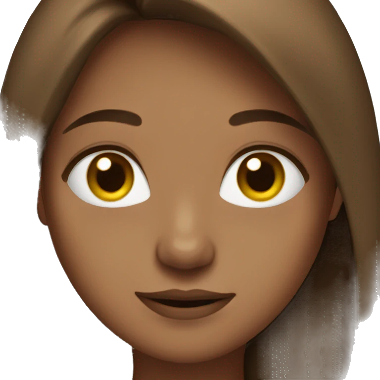 Brown hair womab emoji