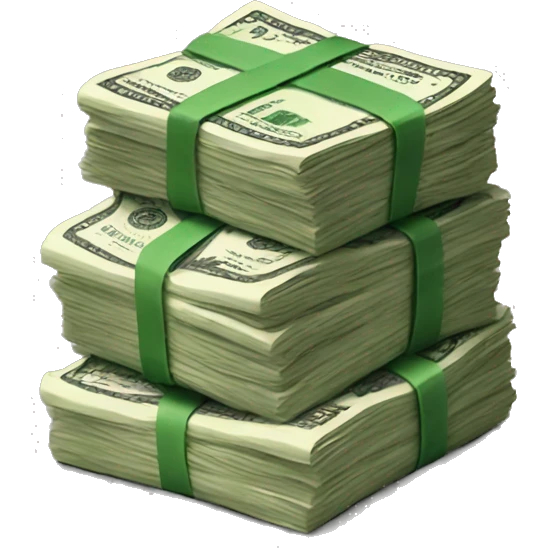 Stack of Cash emoji