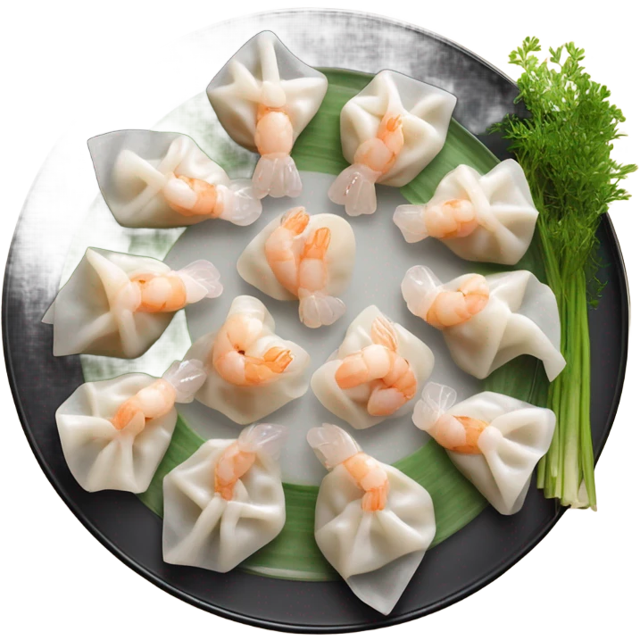 Shrimp dumplings emoji