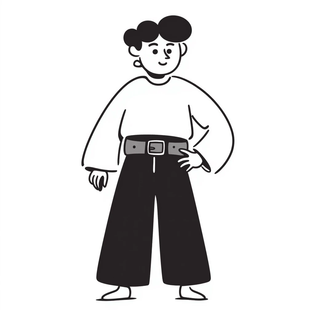 lifting belt, simple and clear emoji