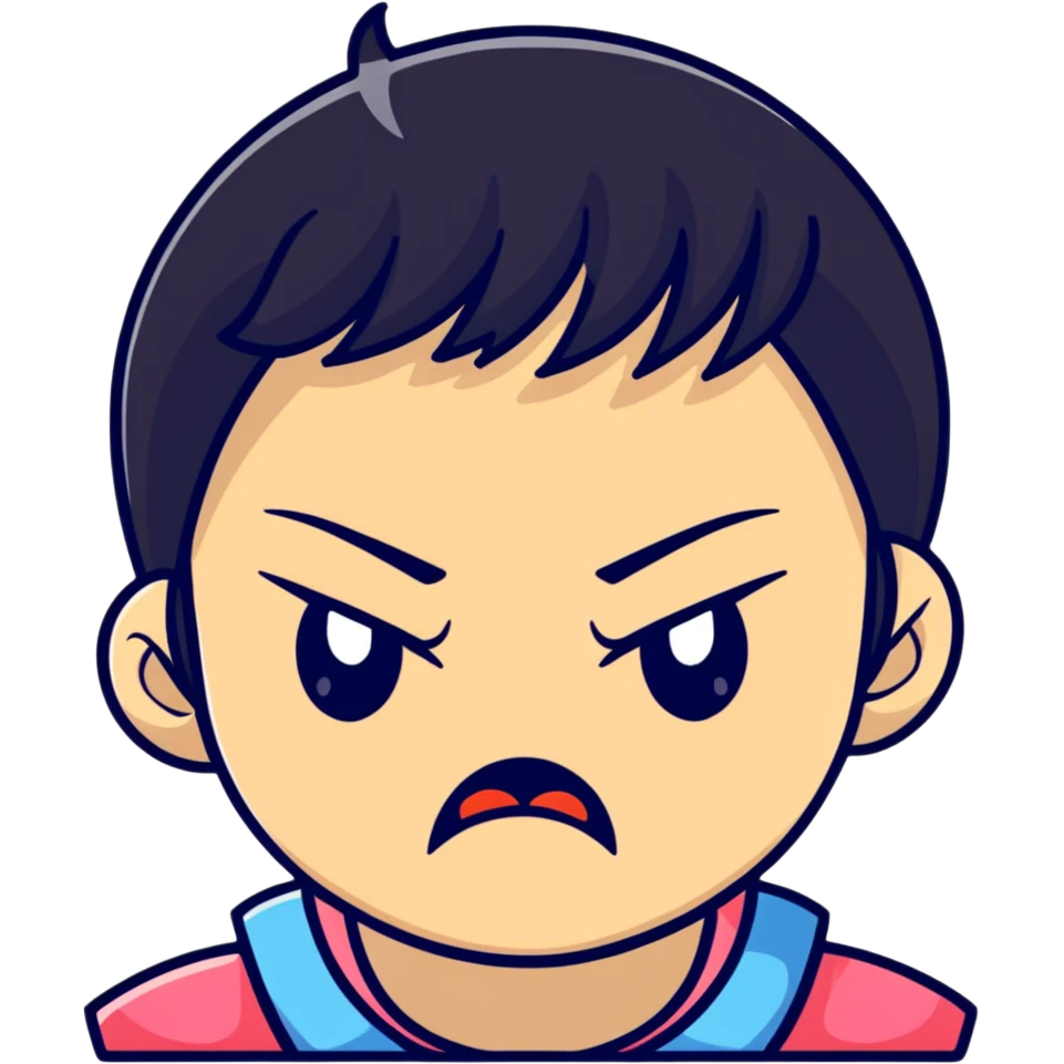 Angry girl emoji