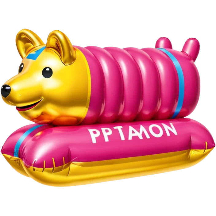  paris SPAM meat jeff koons style inflatable sculpture art  emoji