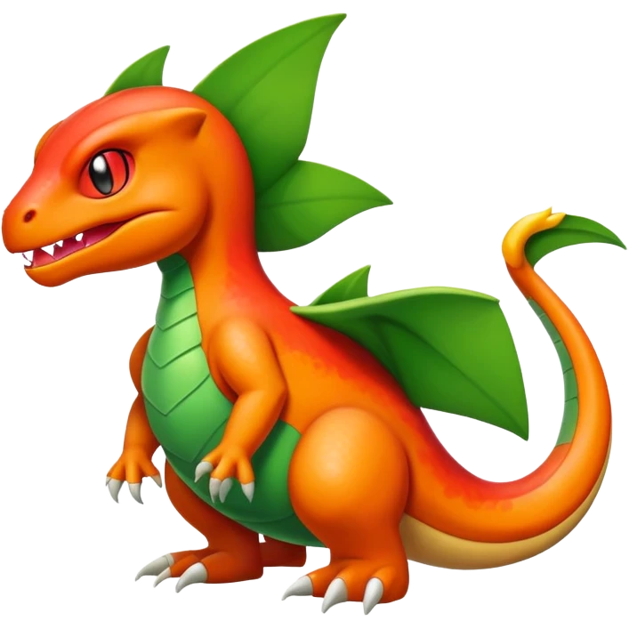 Grovyle-Charmeleon-Pokémon-Fakémon-creature emoji