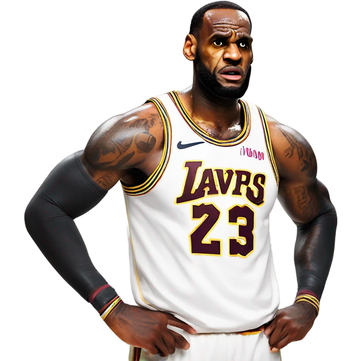 Lebron james angry emoji