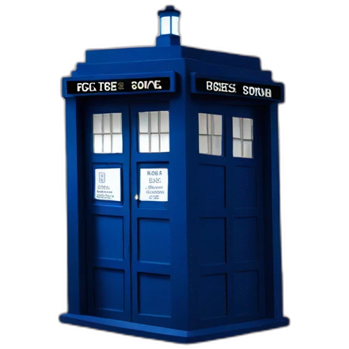 TARDIS in space emoji