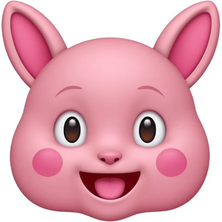 labubu character, joyful and cute expression, Rednote emoji style emoji