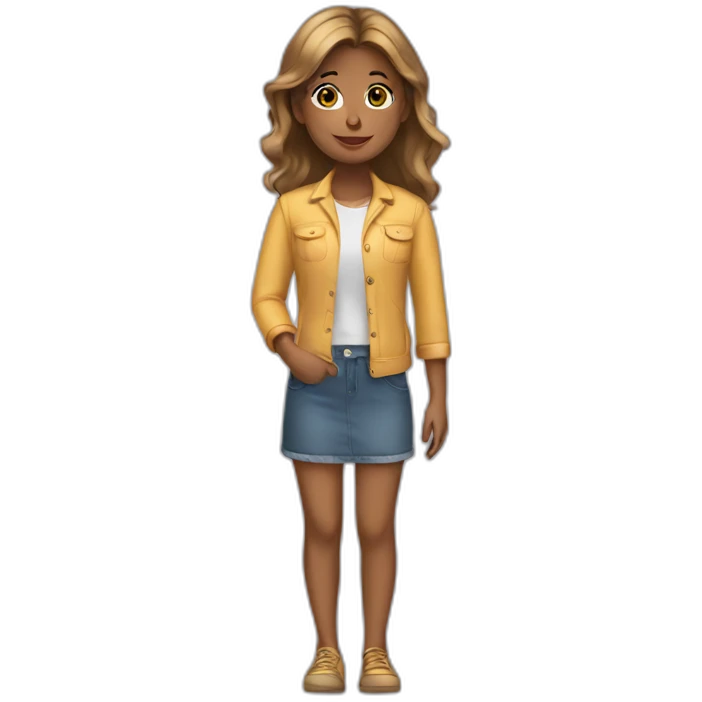 Girl planing  emoji