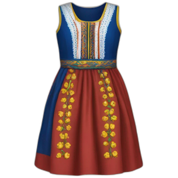 ROMANIA DRESS emoji