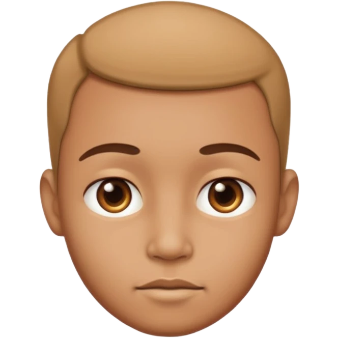 very big head and small body emoji