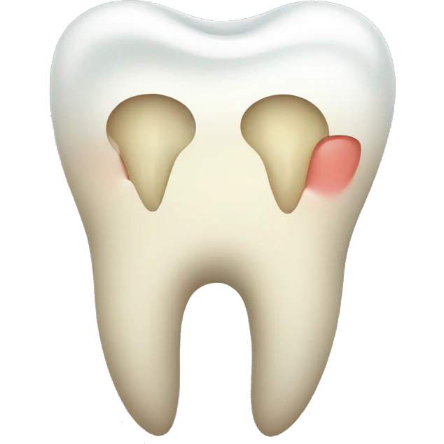 Tooth with caries emoji