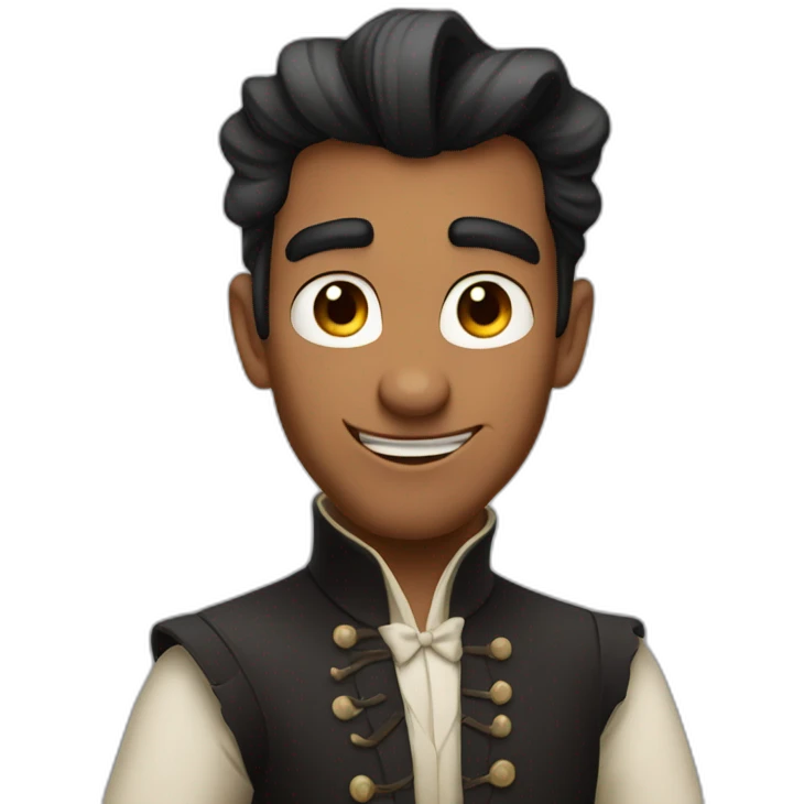 Maleficiant disney character with just upper body emoji