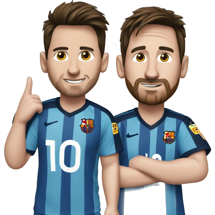 MESSI WITH A MADIRD SHIRT emoji