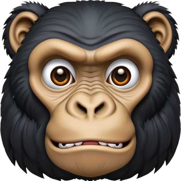 gorilla ape face emoji