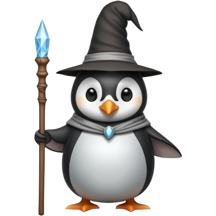 Penguin Wizard emoji